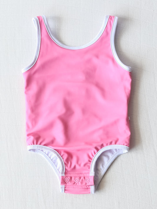 Solid One Piece - Cherry Rose
