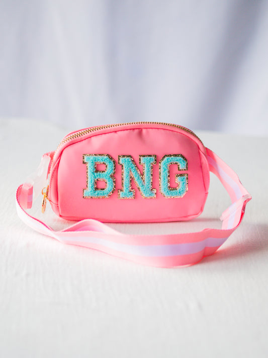 Small Letter Patch - Hydrangea Blue