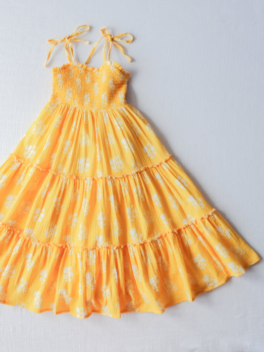 Beach Dress - Sunshine Floral