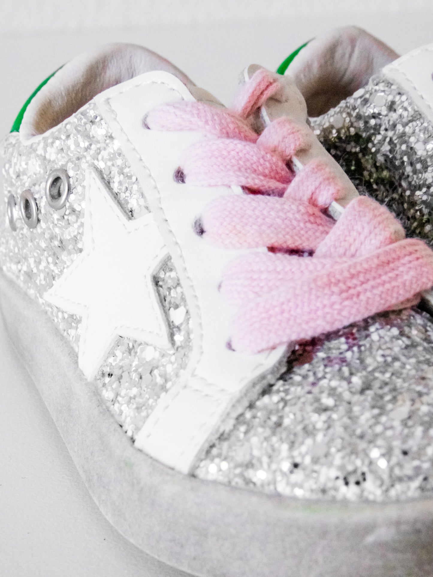 SweetHoney Sneakers - Silver Sparkle