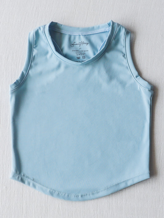Racerback Tank Top - Glacial Blue