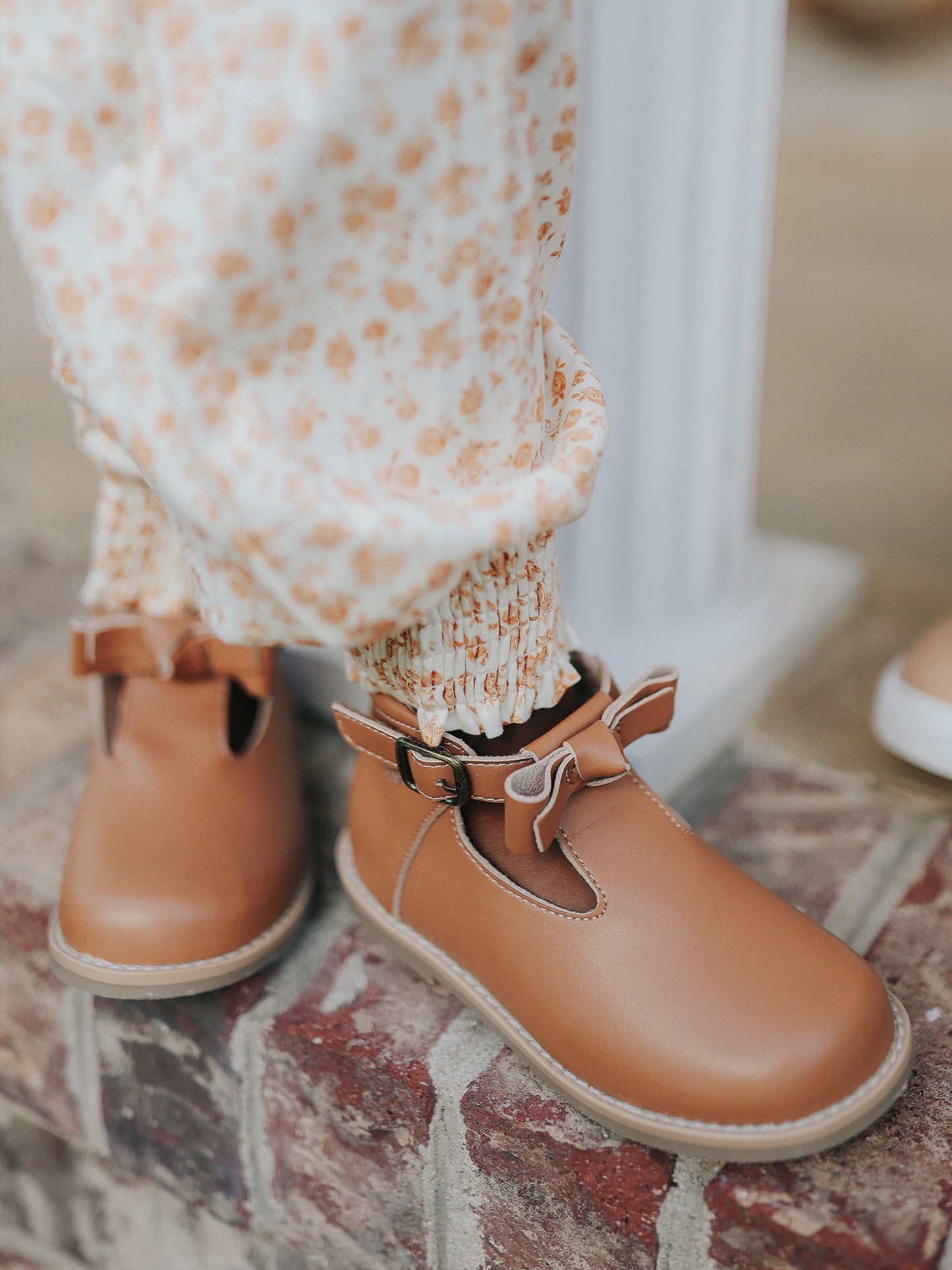 Buckle Strap Ankle Boot - Brown