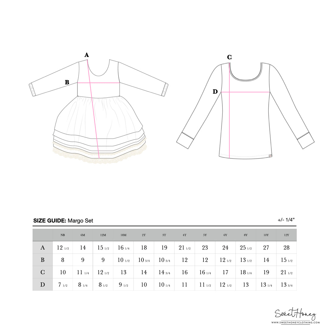 Margo Set - Gingerbread (Size Up)