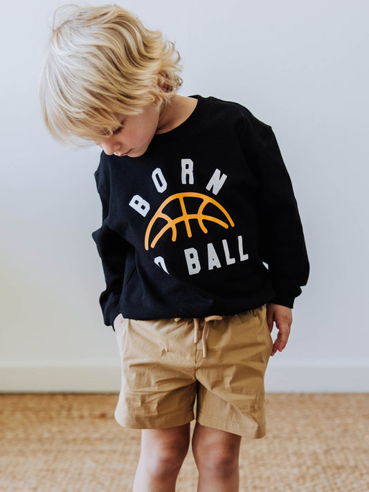Warm Knit Sweatshirt - Born to Ball Midnight