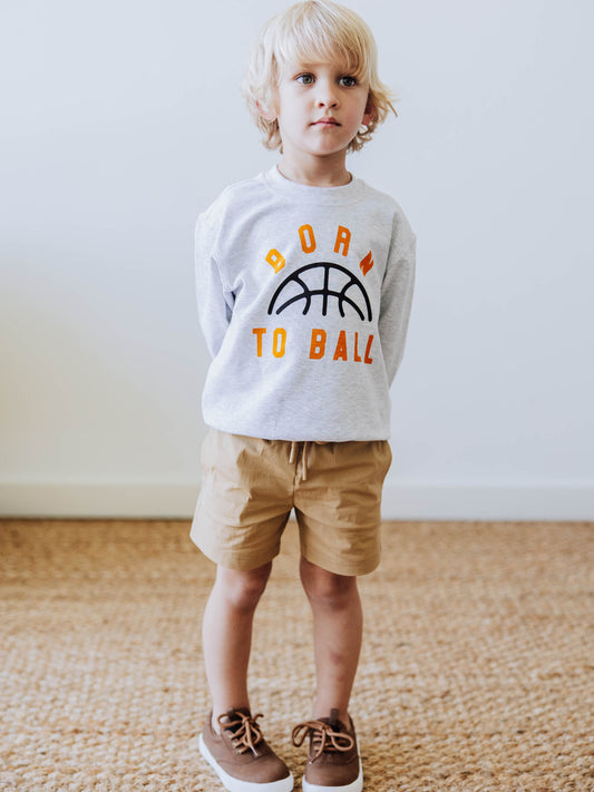 Warm Knit Sweatshirt - Born to Ball