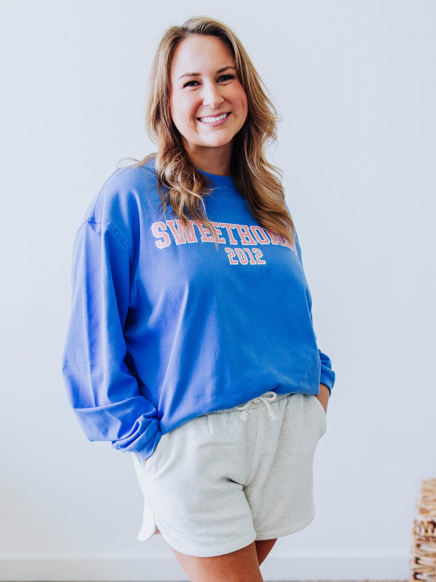 Women's Warm Knit Sweatshirt - SweetHoney Glacial Blue