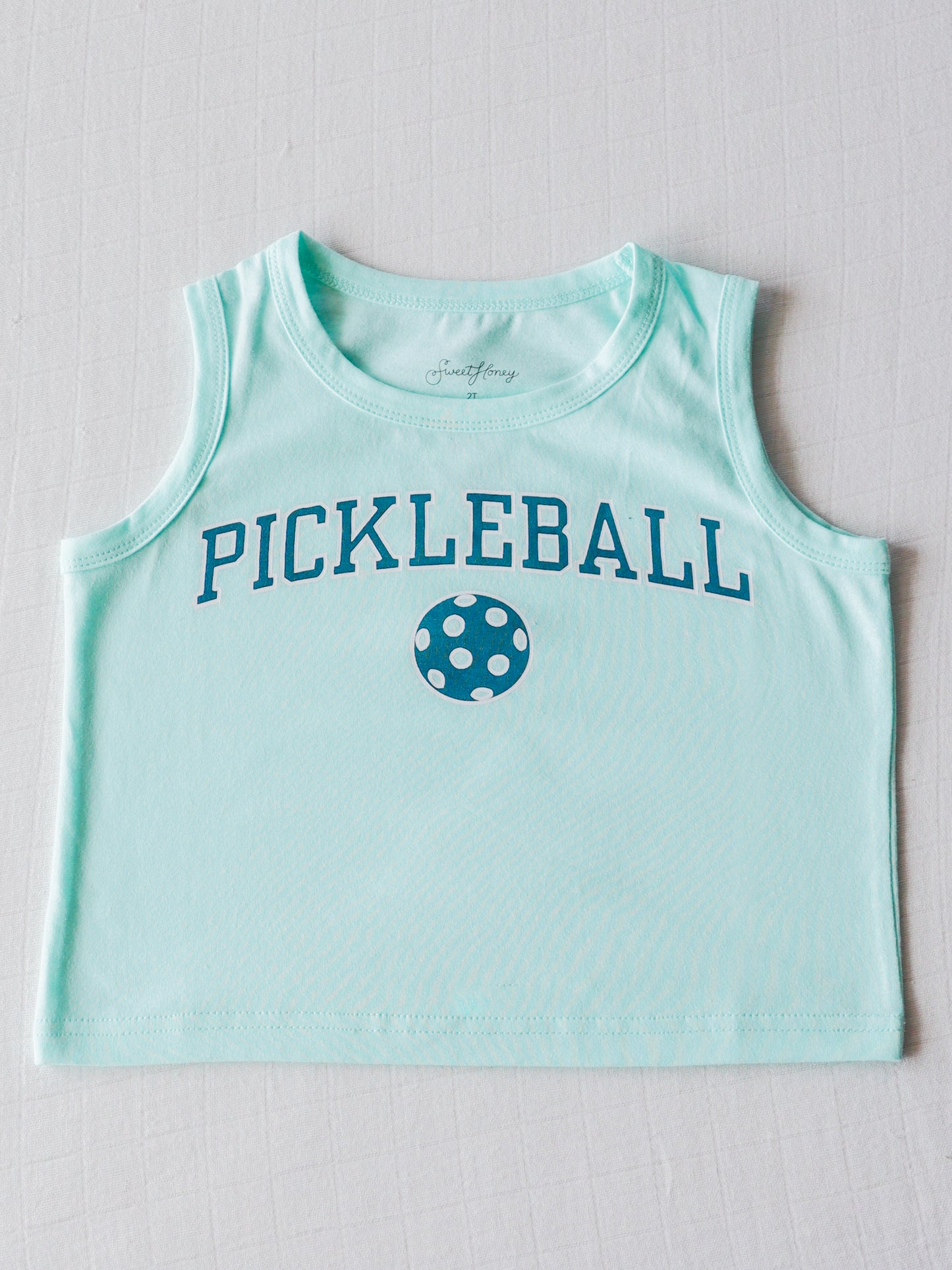 Graphic Tank - Pickleball Sky Blue