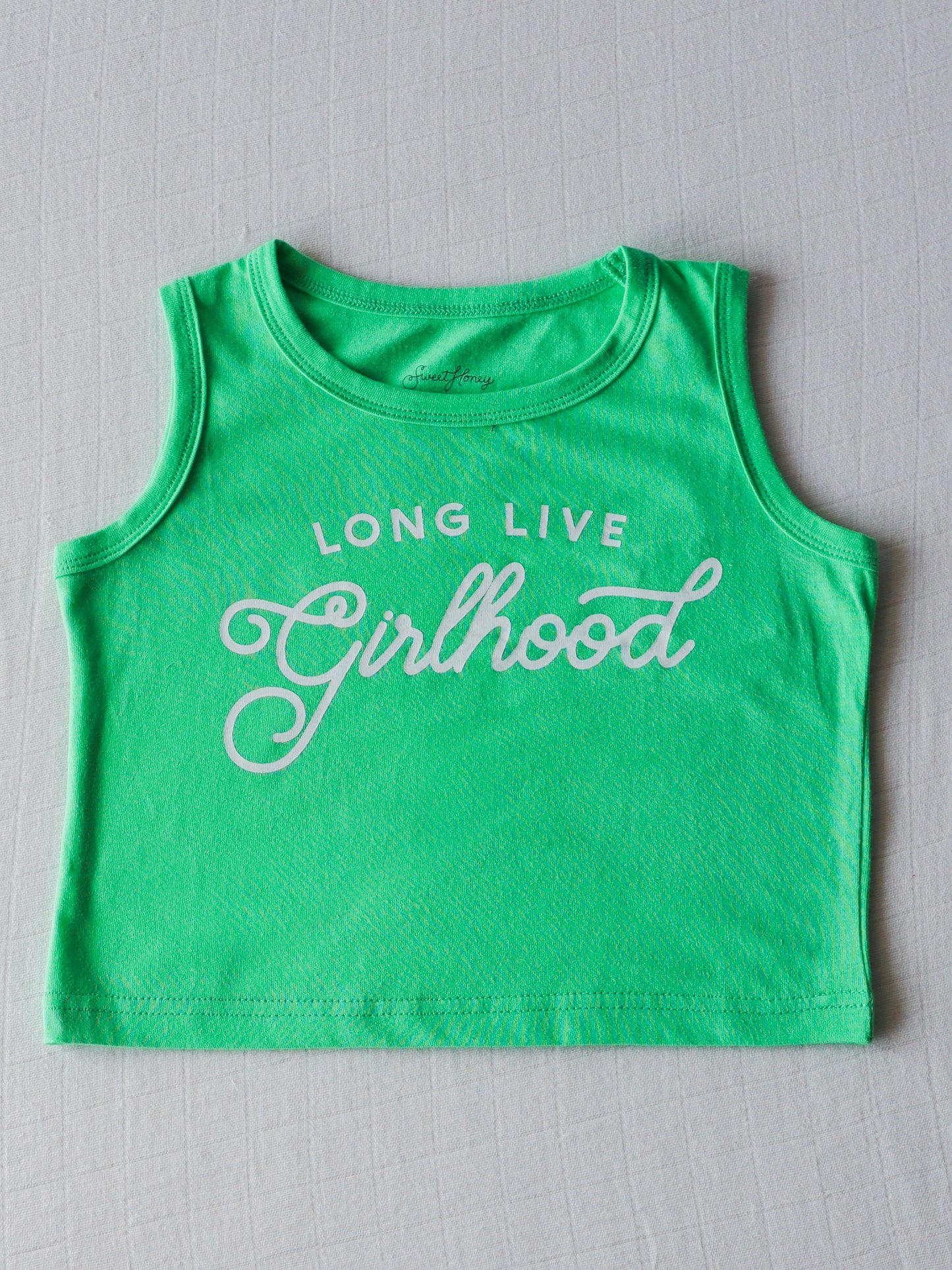 Graphic Tank - Girlhood Green