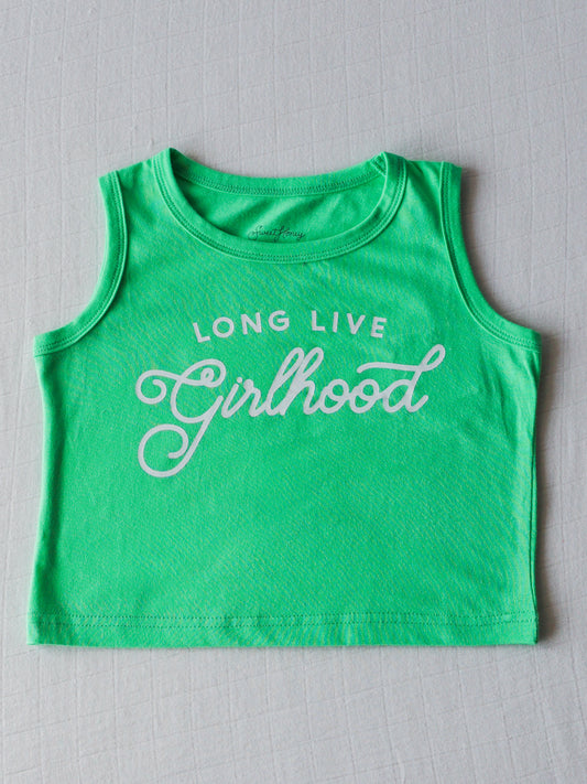 Graphic Tank - Girlhood Green