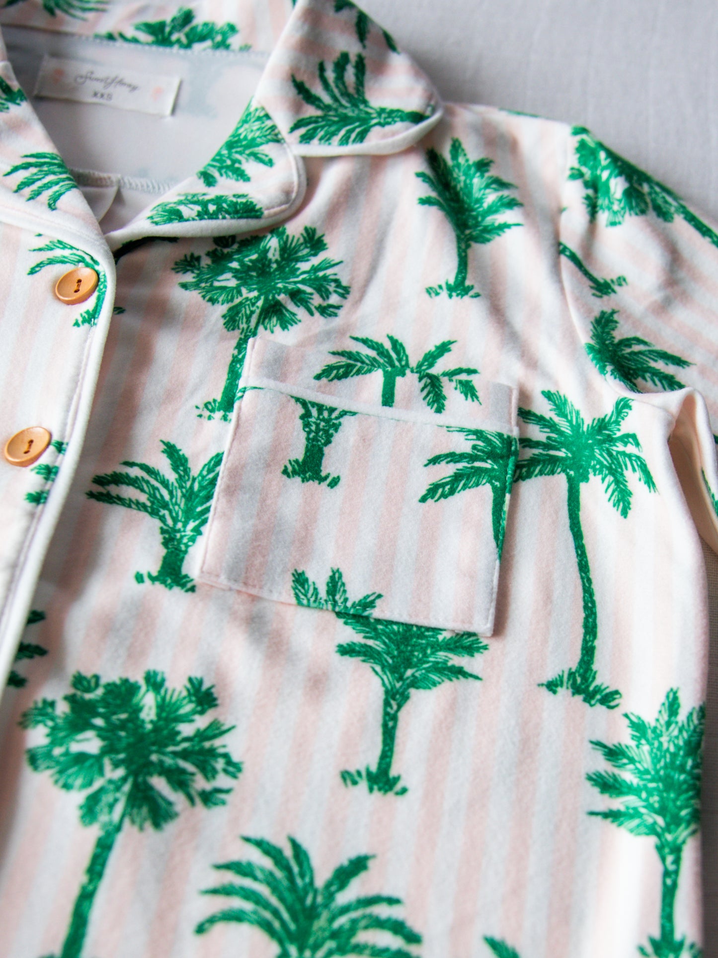 Women's Cozy Set - Palm Tree Stripes