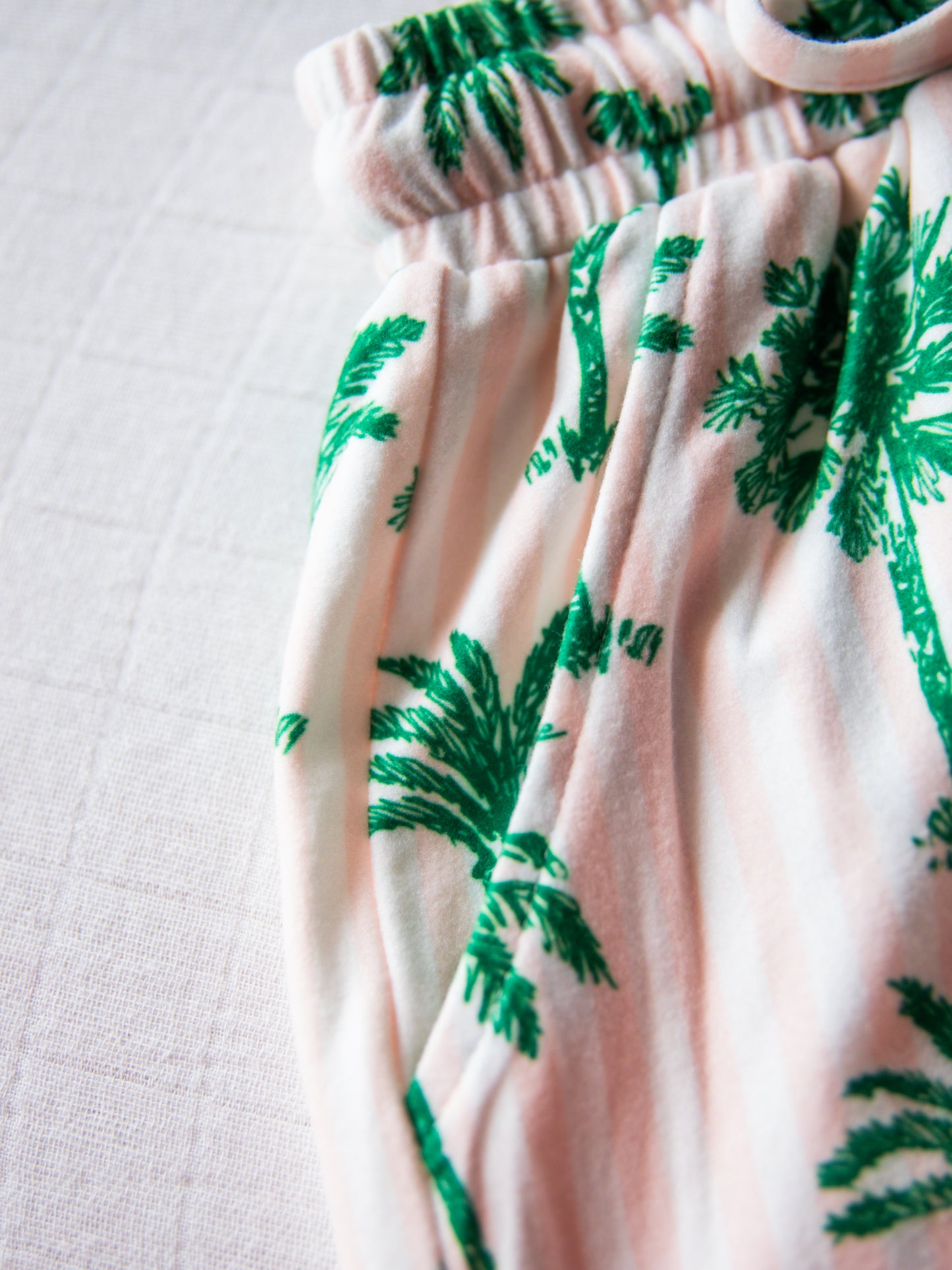 Women's Cozy Set - Palm Tree Stripes