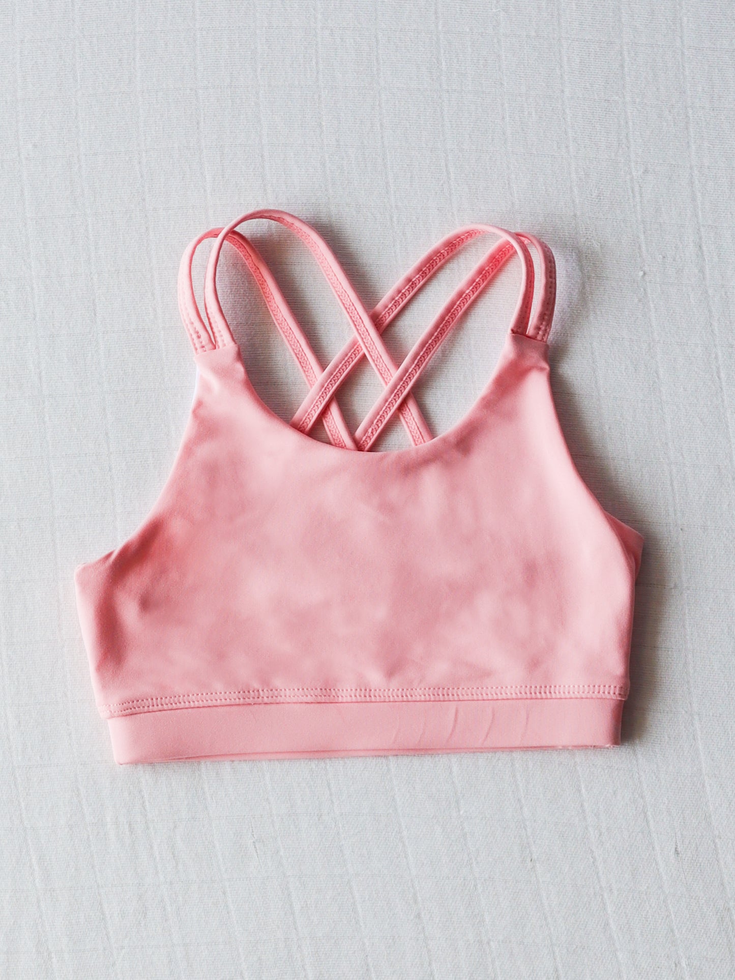 Empower Crop - Ribbon Pink