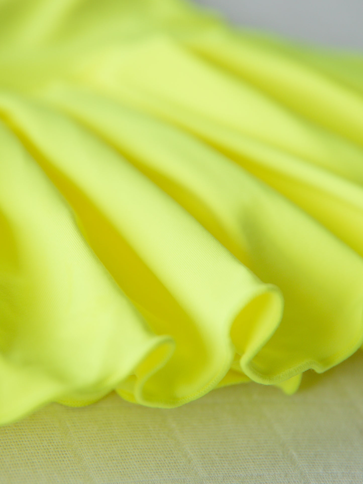 Pleated Tennis Skort - Neon Yellow