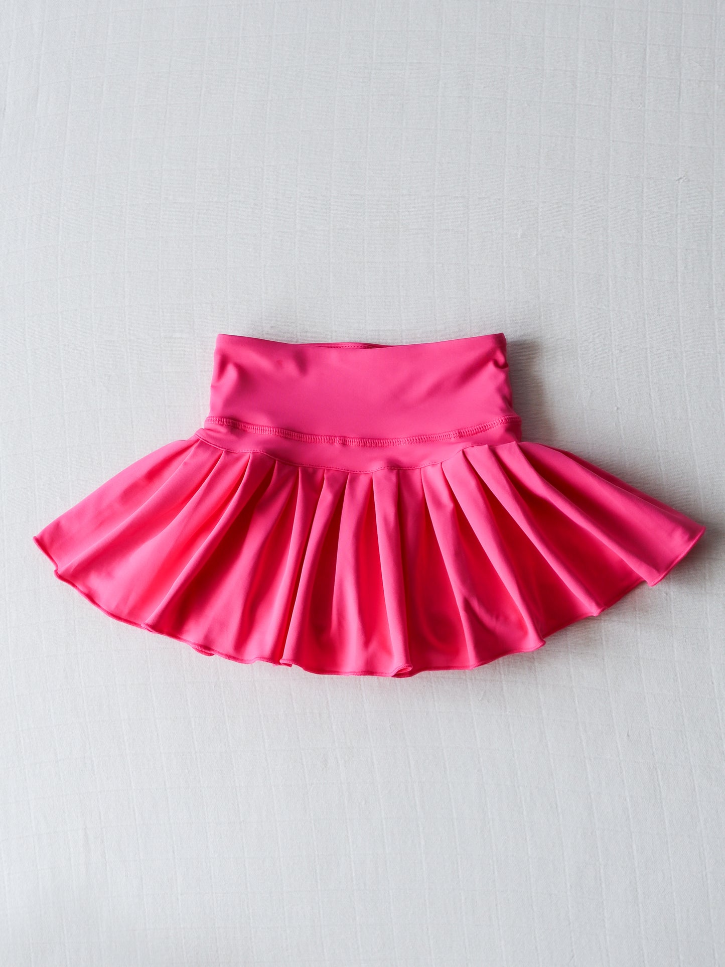 Pleated Tennis Skort - Fuchsia