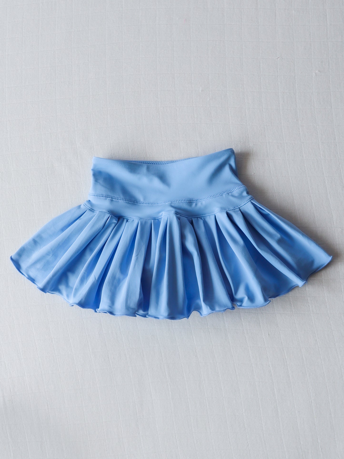 Pleated Tennis Skort - Blue Opal