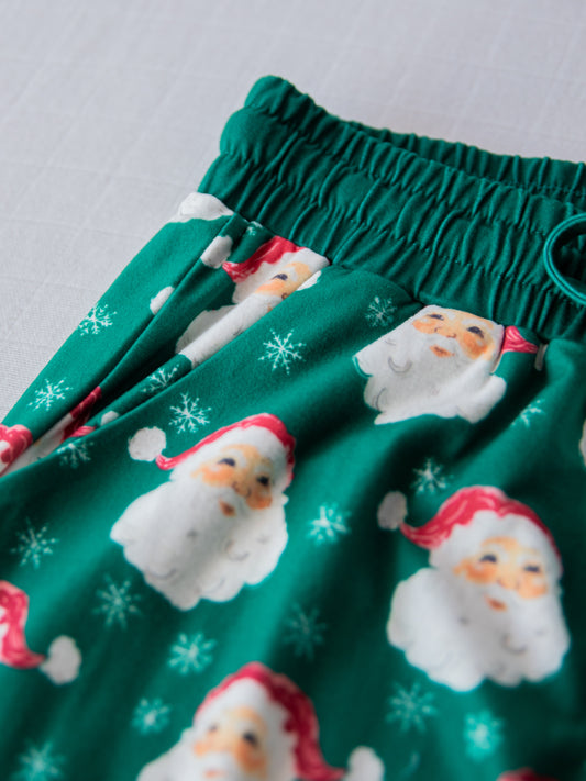 Men's Joggers - Jolly St Nick in Green