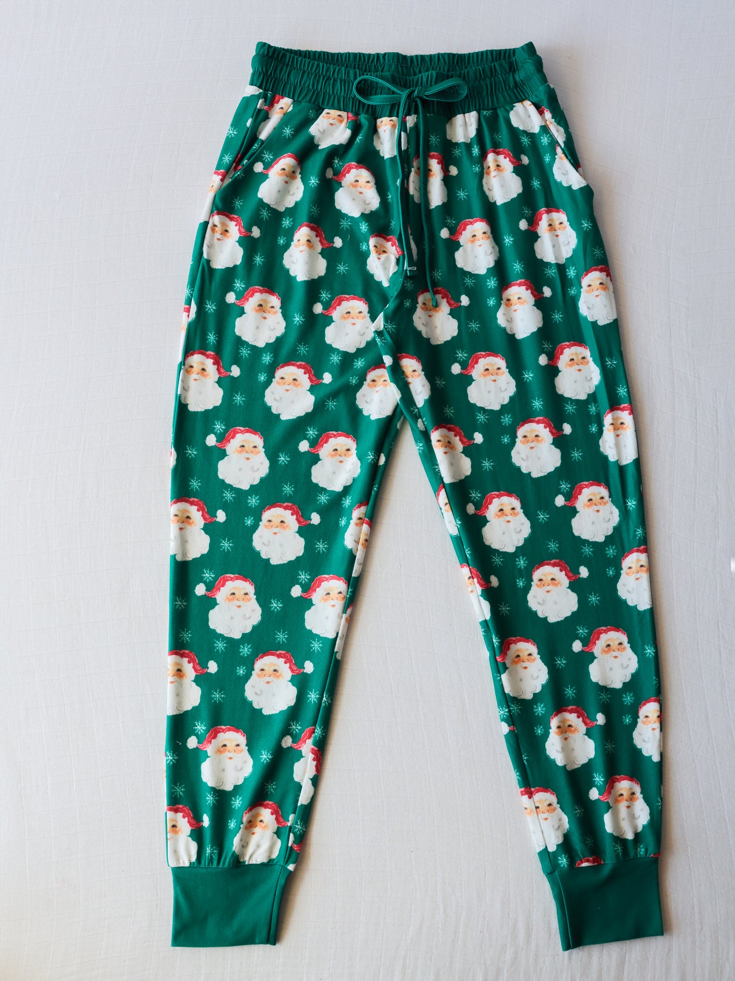 Men's Joggers - Jolly St Nick in Green