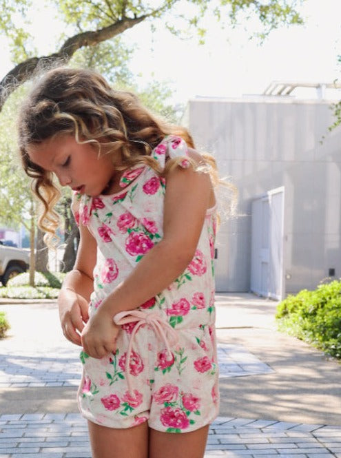 Tiffany Romper - Raspberry Roses