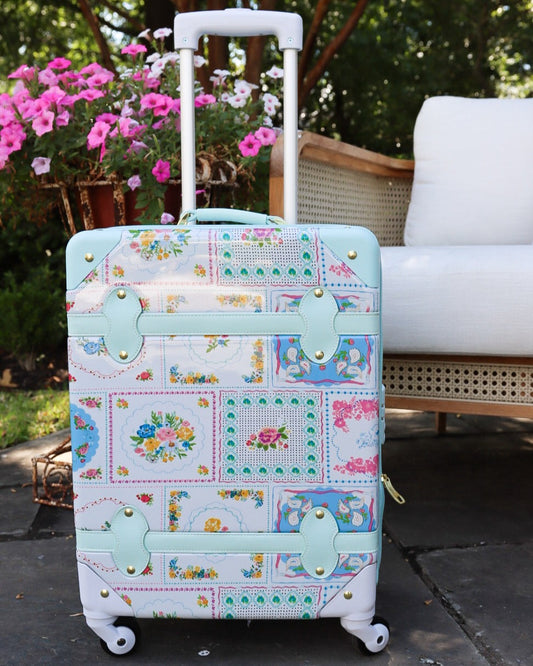 Lennon Traveling Luggage - Spring Patchwork