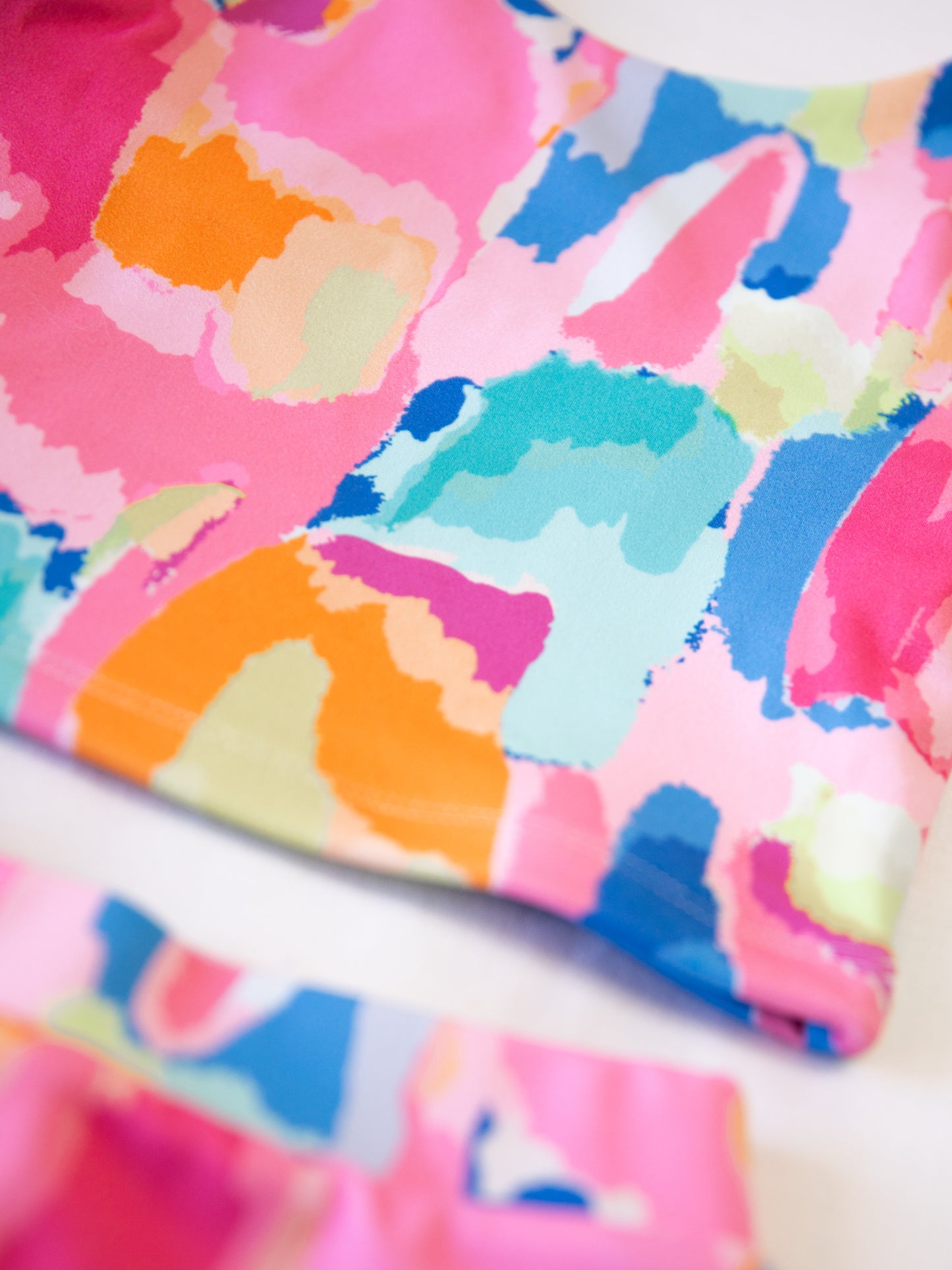 Active Skort Set - Rainbow Splash