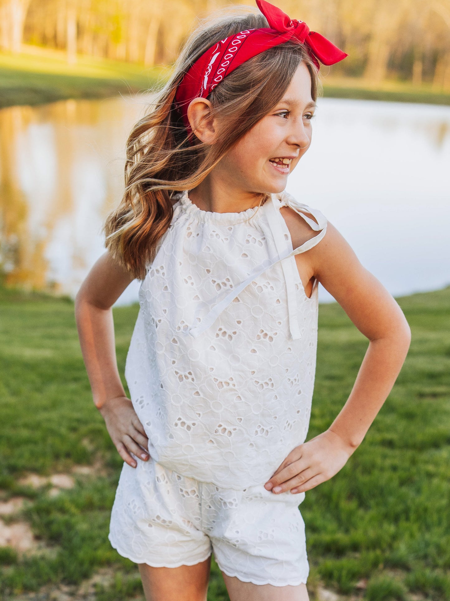 Lace Play Set - White Eyelet Lace