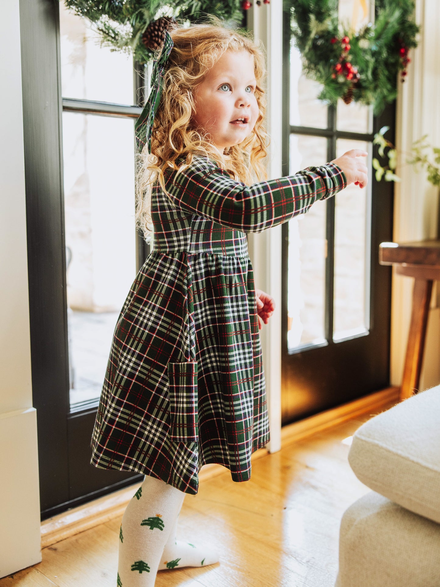 Fitted Ribbed Dress - Christmas Traditions