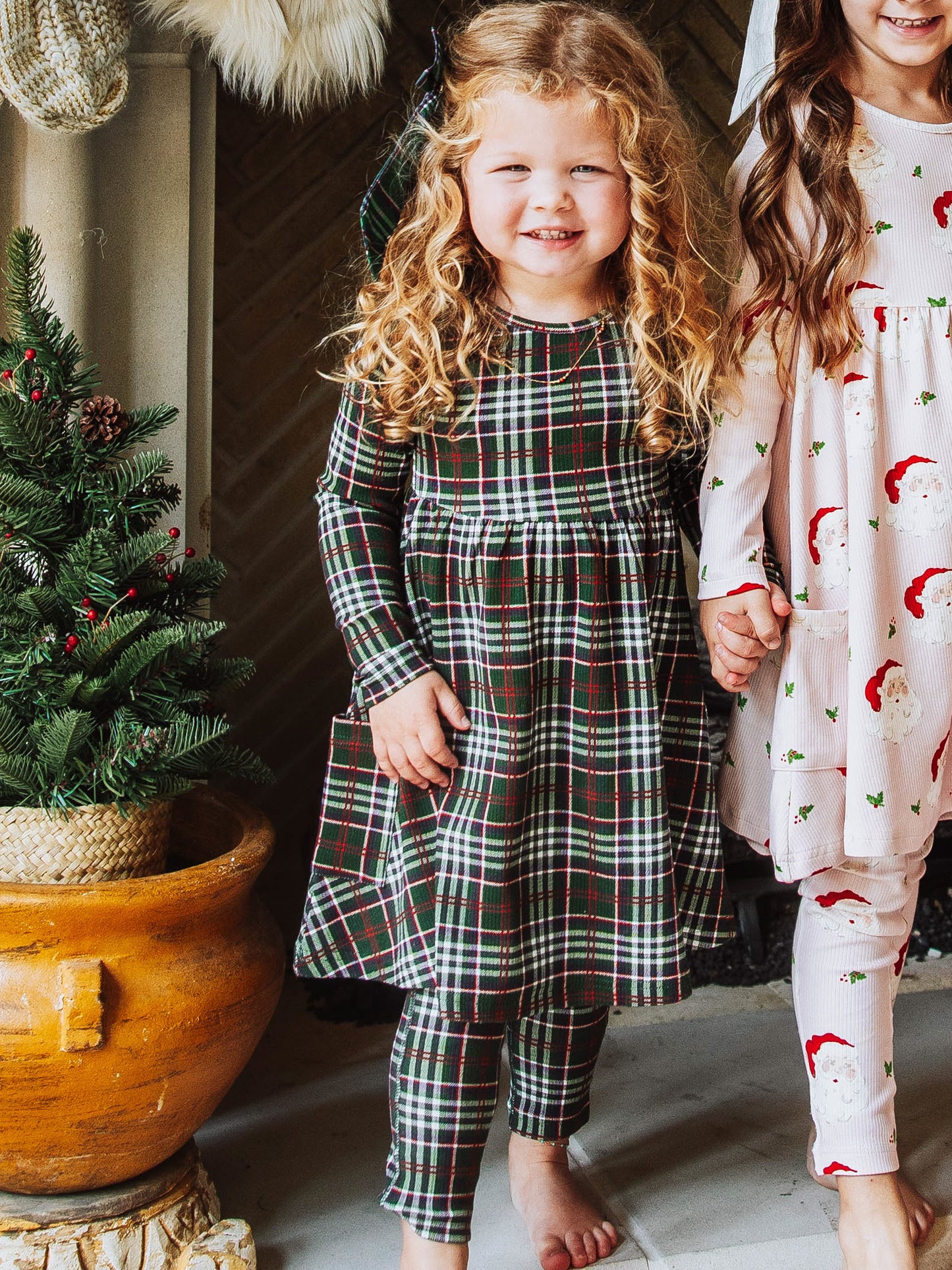 Fitted Ribbed Dress - Christmas Traditions