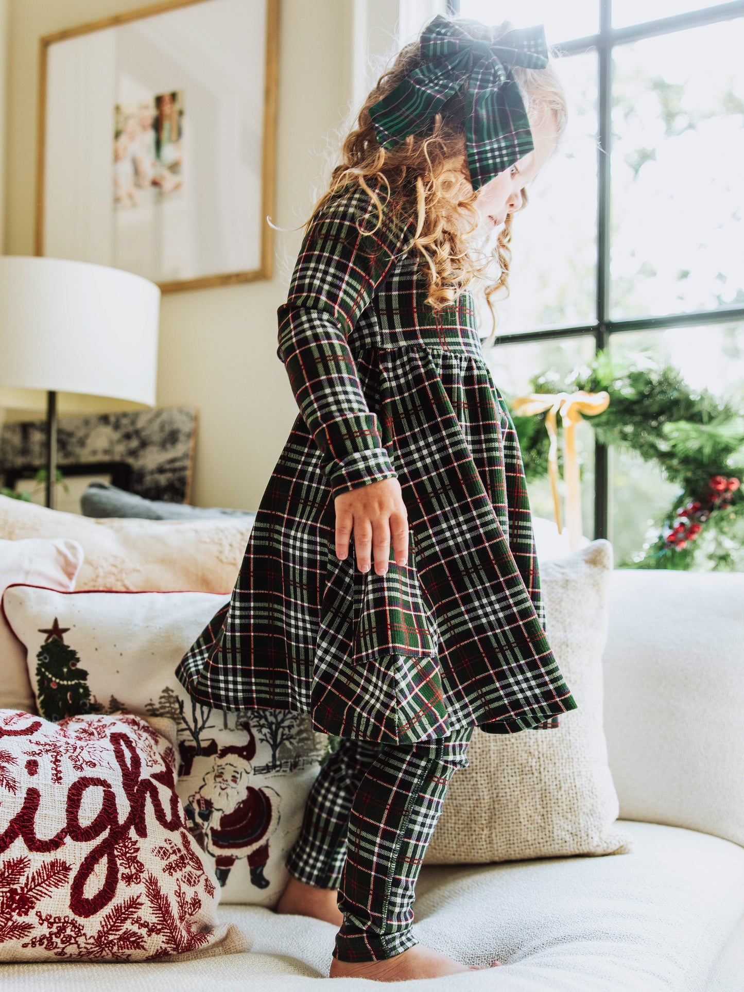 Fitted Ribbed Dress - Christmas Traditions