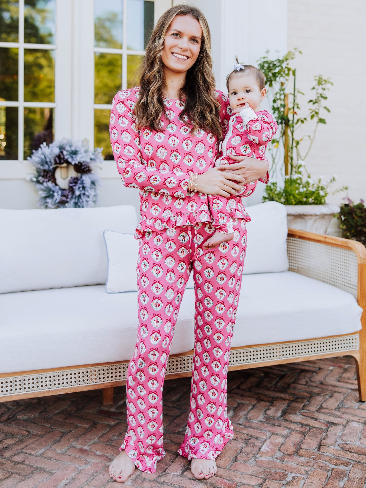Women's Ruffled Pant Set - Magical Nutcrackers