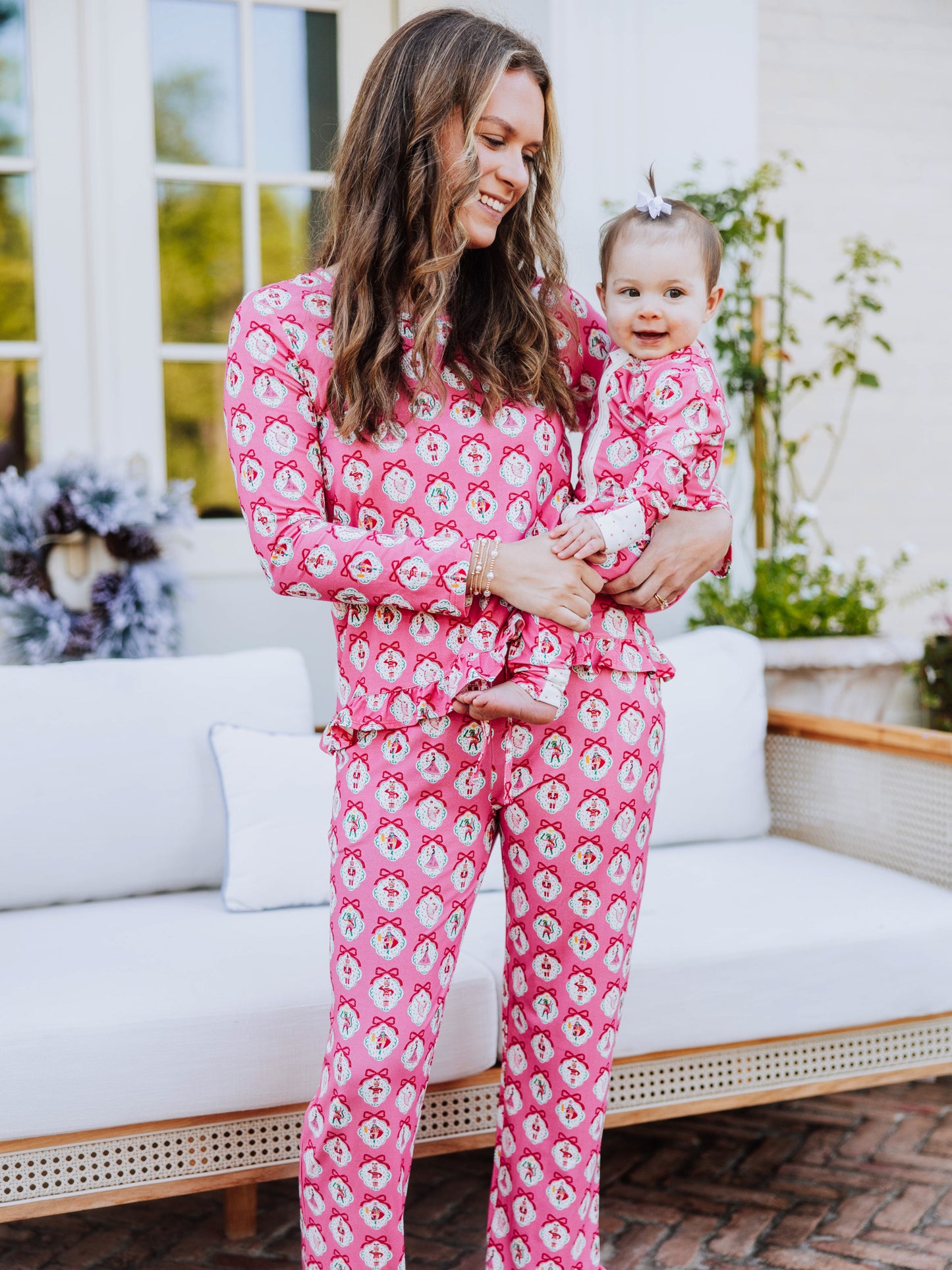 Women's Ruffled Pant Set - Magical Nutcrackers