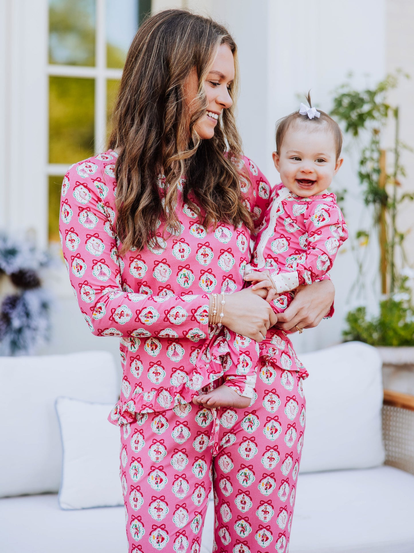 Women's Ruffled Pant Set - Magical Nutcrackers
