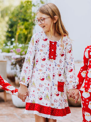 Cloud Everyday Play Dress - North Pole