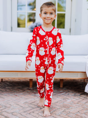 Boy's Cloud Layette - Jolly Santa