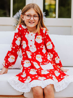 Cloud Everyday Play Dress - Jolly Santa
