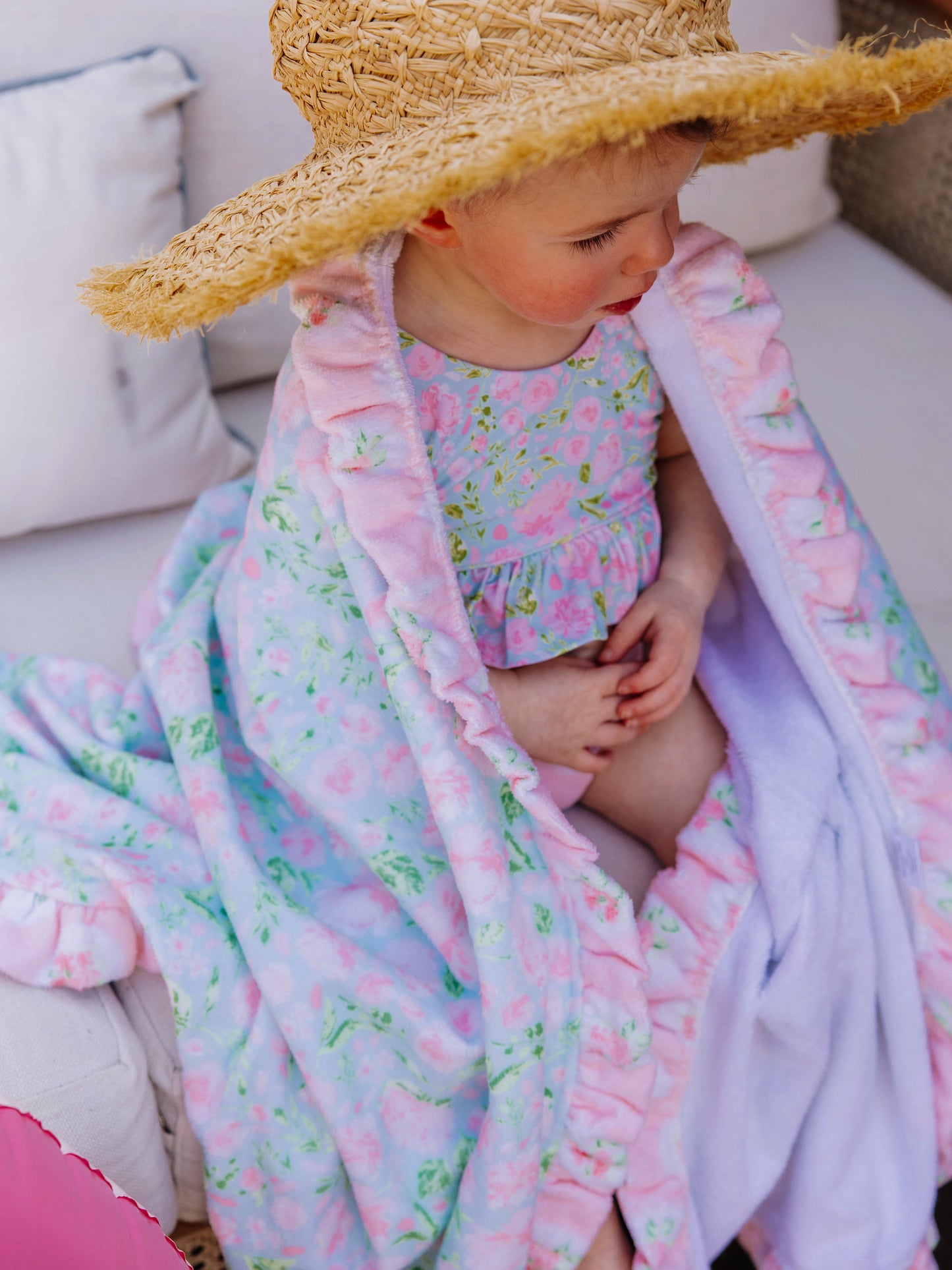 Ruffled Towel - Breezy
