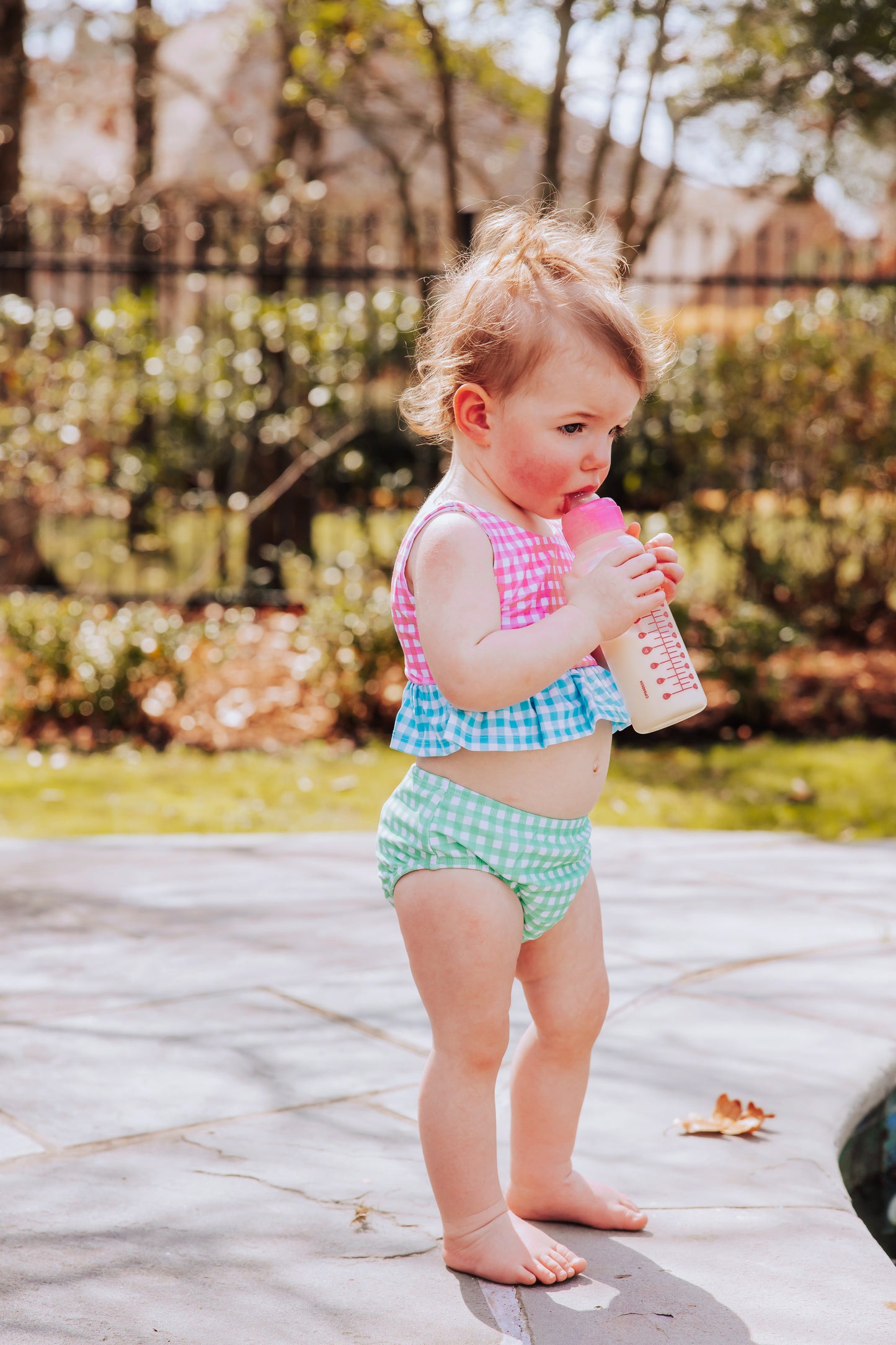 Classic Tankini - Gingham Mix