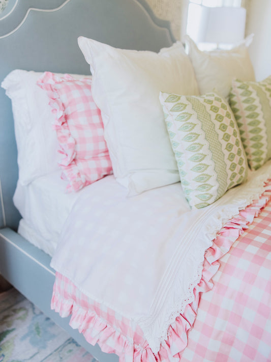 Lace Trim Sheet Set - Ivory
