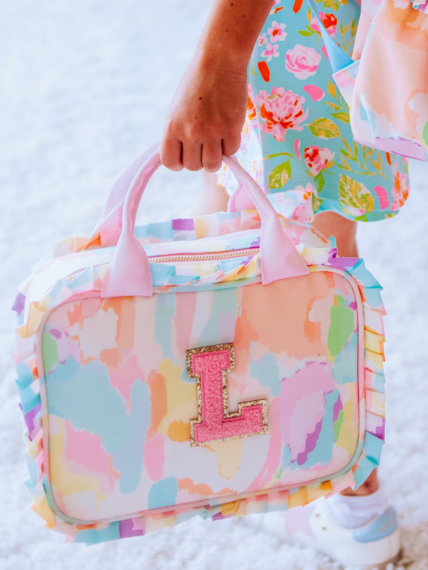 Ruffled Lunch Kit - Cotton Candy Splash