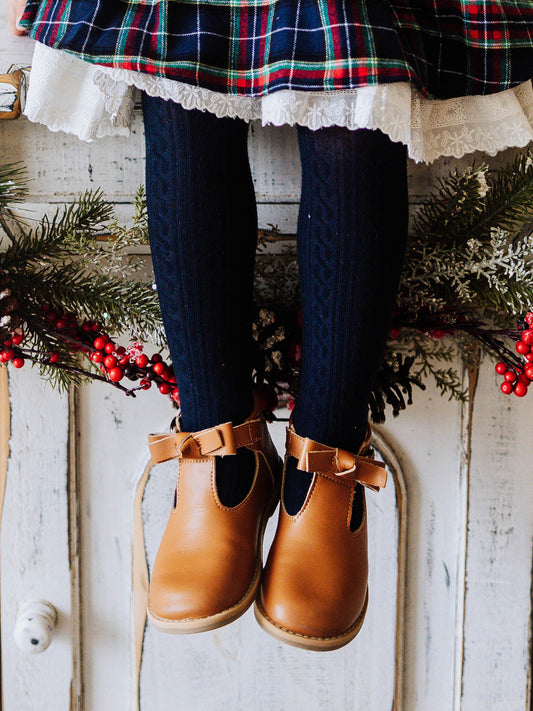 Buckle Strap Ankle Boot - Brown