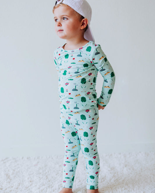 Cloud Fitted Pajamas - Hole in One