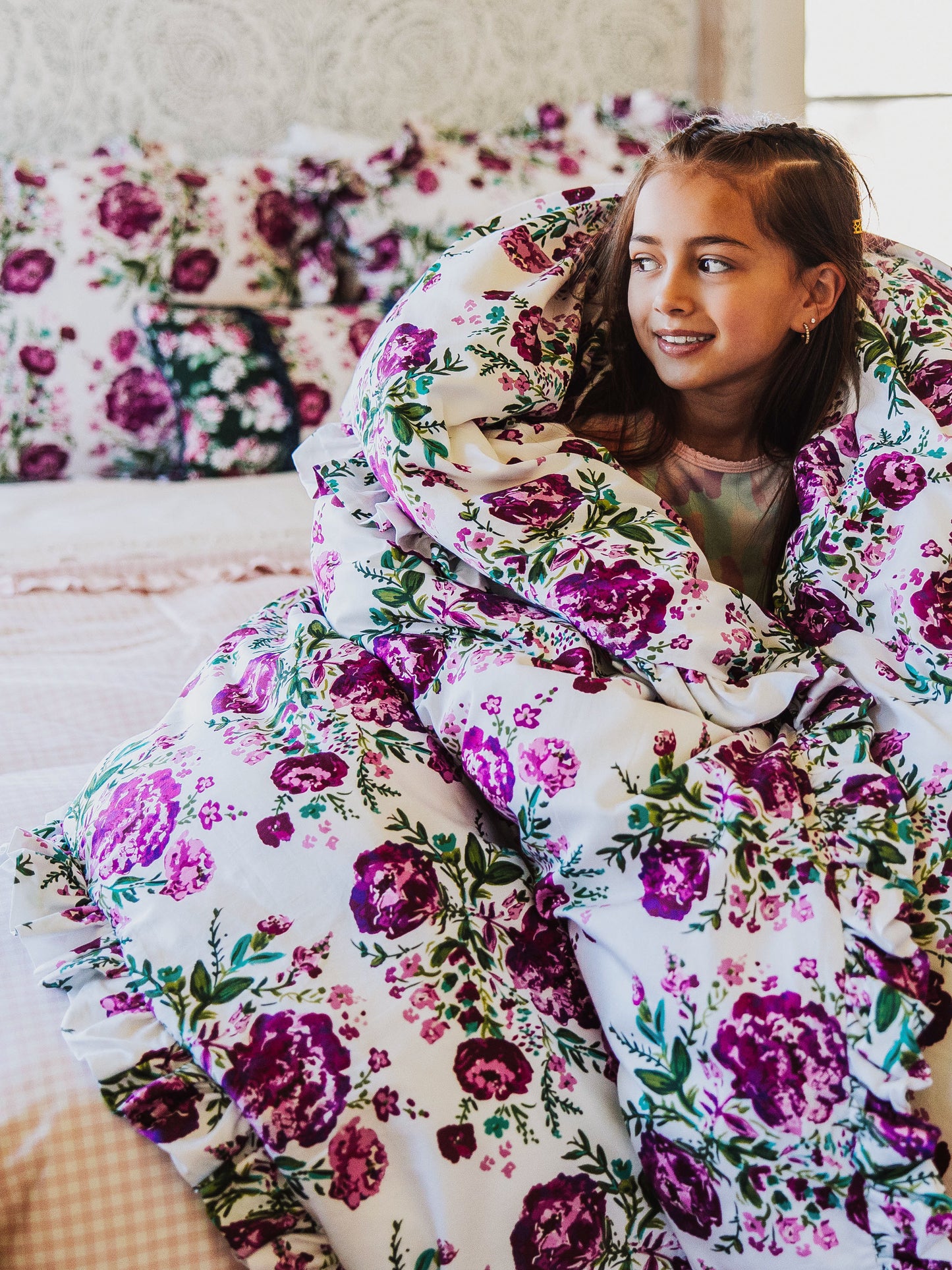 Duvet Cover + Sham(s) - Autumn Flowers