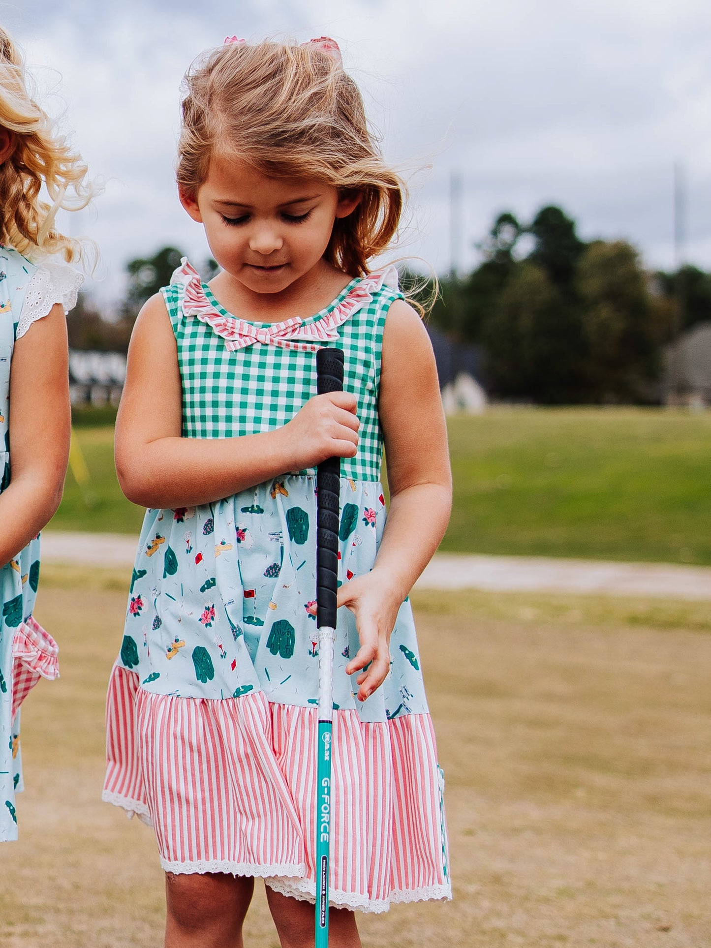 Flair Dress - Putting Green