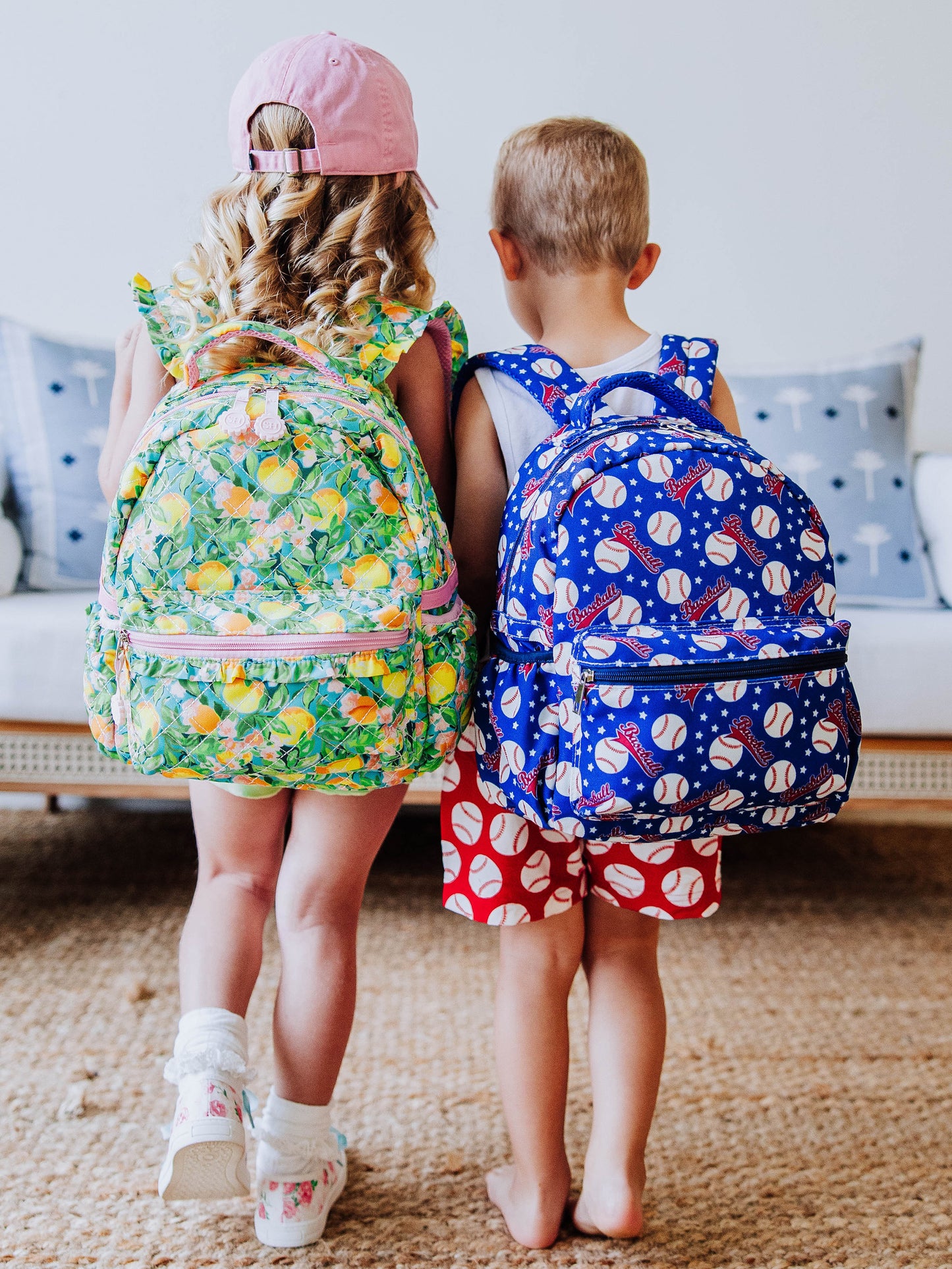 Ridley Backpack - Bright Lemon Floral