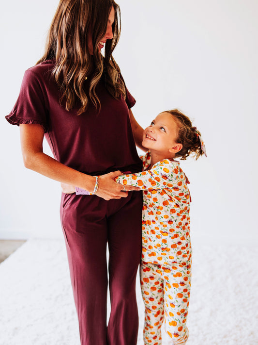 Women's Relaxed Lounge Set - Blackberry