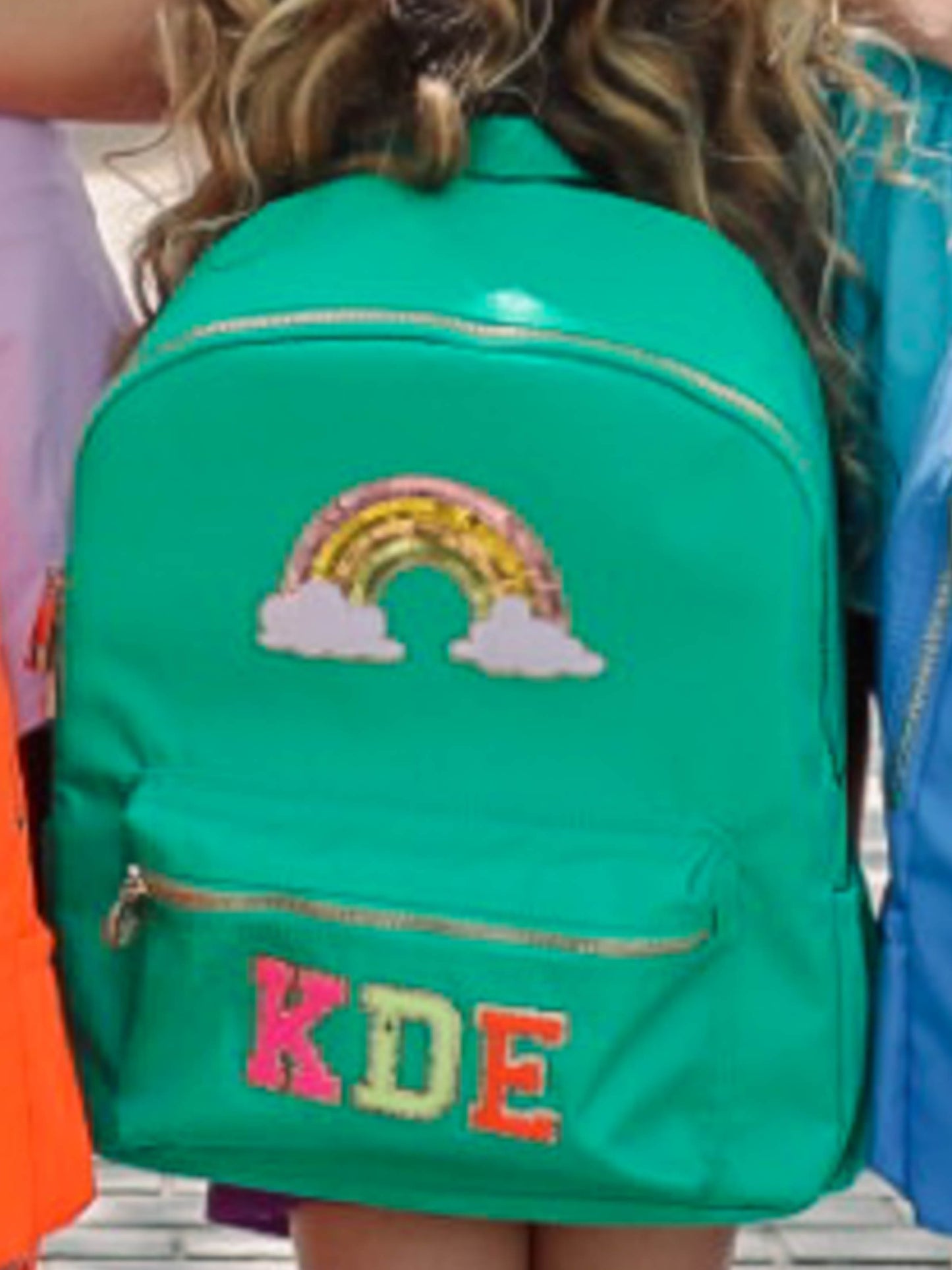 Retro Backpack - Caribbean Green