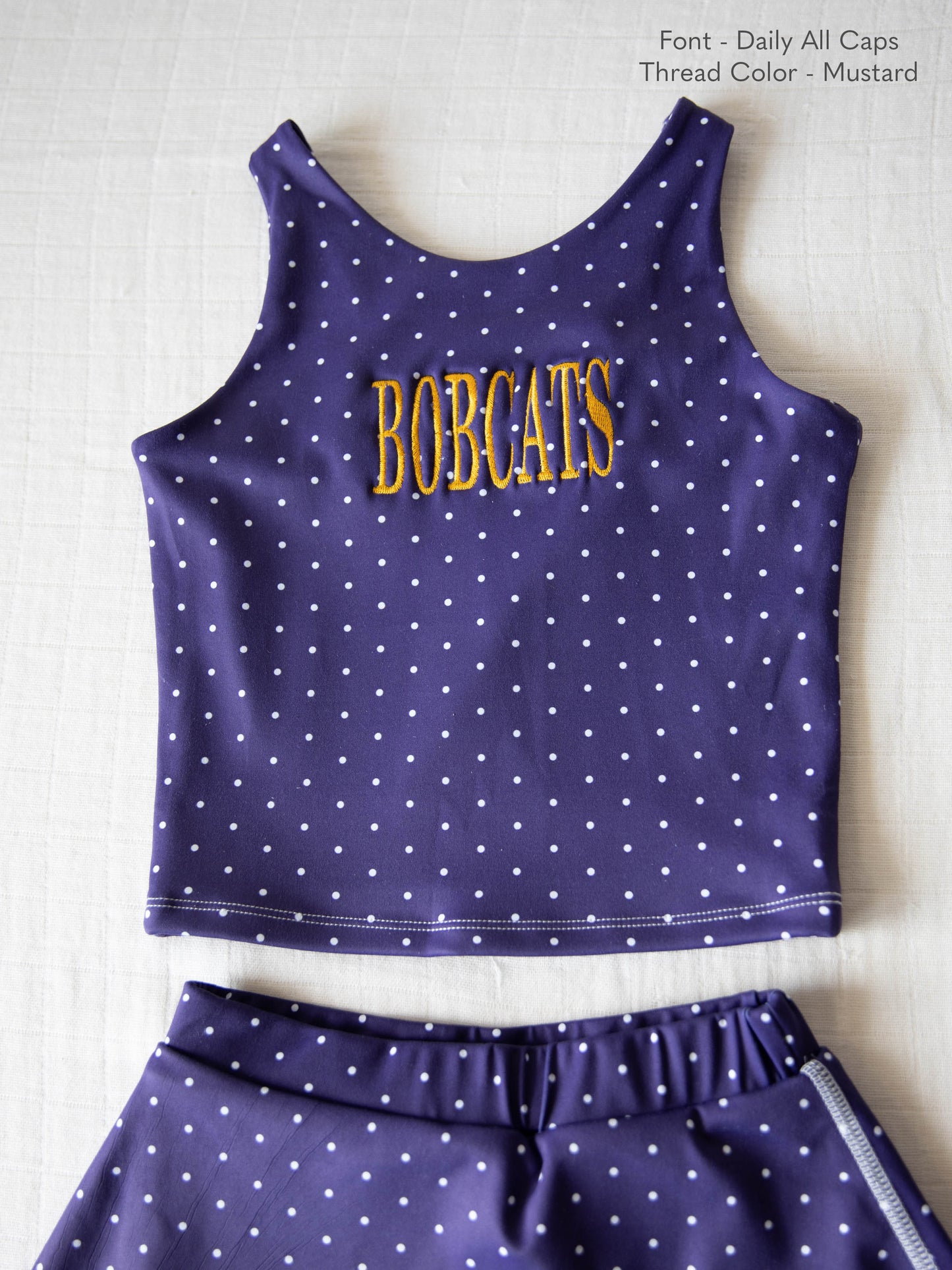 Active Skort Set - Indigo Dot