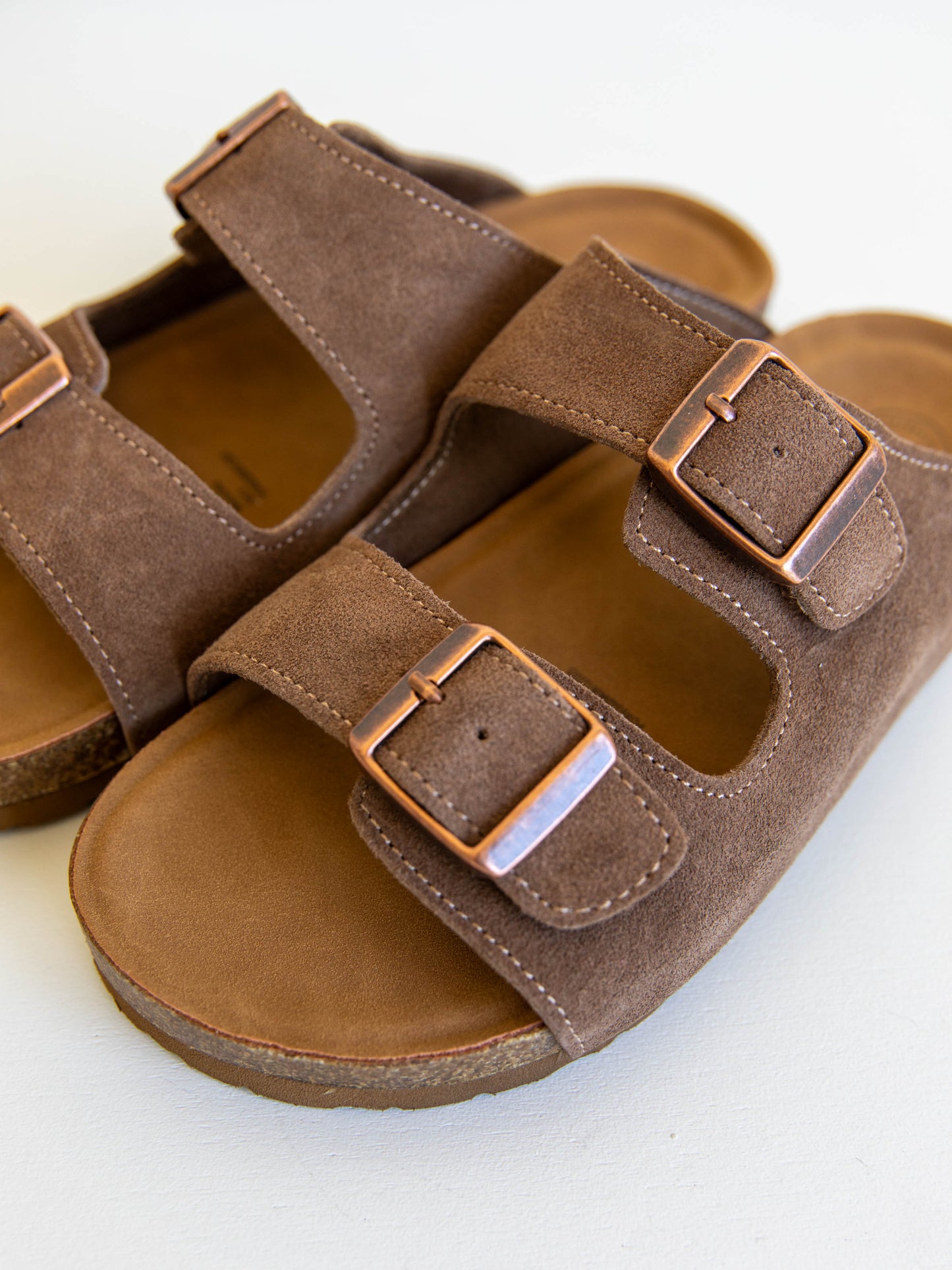 Women's SweetHoney Suede Sandals - Brown