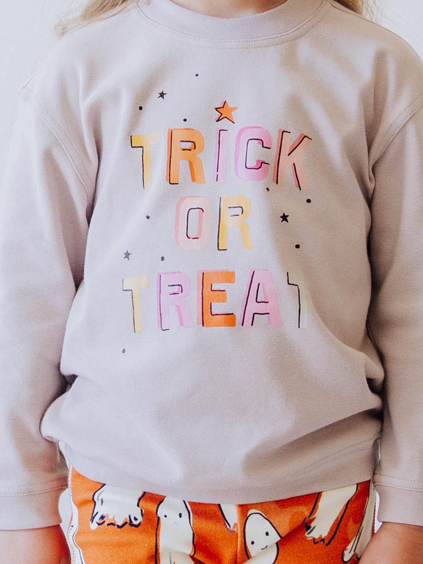 Warm Knit Sweatshirt - Trick or Treat