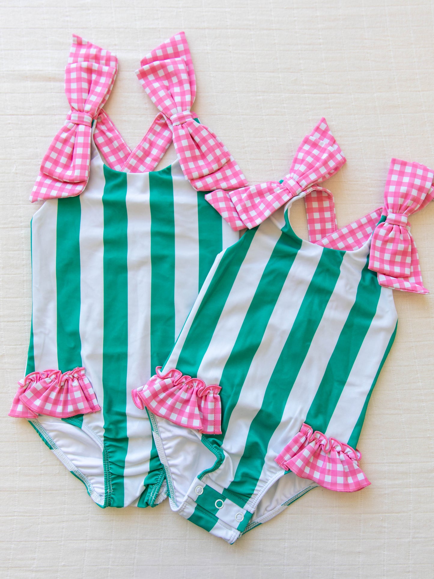 Melanie One Piece - Marine Stripe