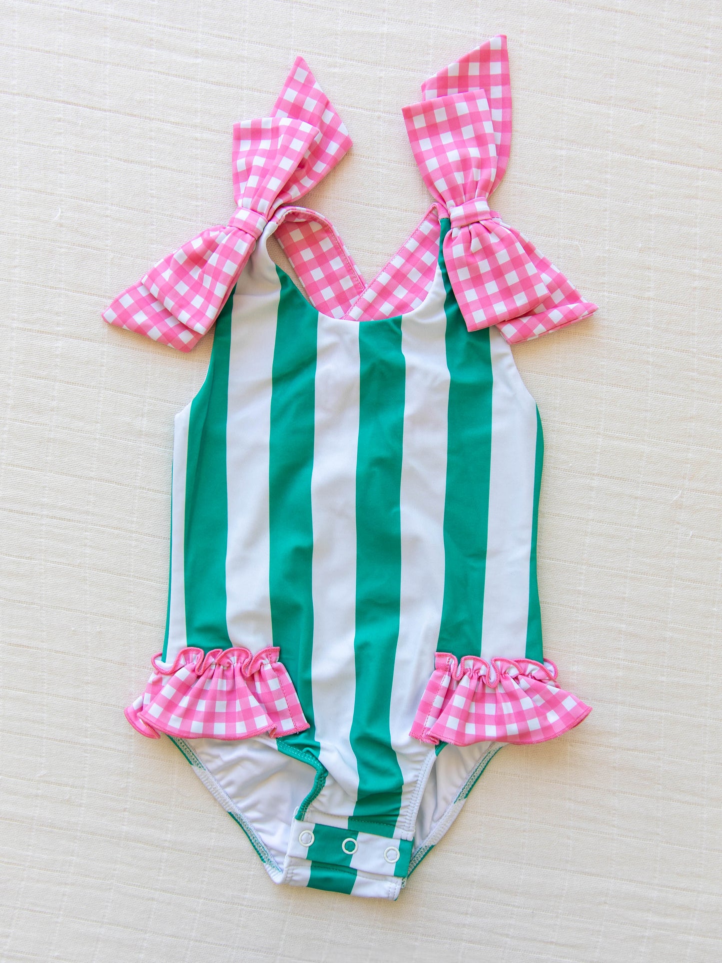 Melanie One Piece - Marine Stripe